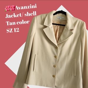 Avanzini Jacket Tan color Sz 12